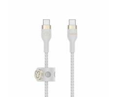 BELKIN貝爾金 - BoostCharge Pro Flex USB-C 至 USB-C 連接線 (迪士尼系列) D100 - 2米 白色 - CAB011QC2MWH-DY