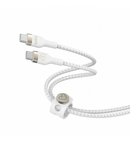 BELKIN貝爾金 - BoostCharge Pro Flex USB-C 至 USB-C 連接線 (迪士尼系列) D100 - 2米 白色 - CAB011QC2MWH-DY