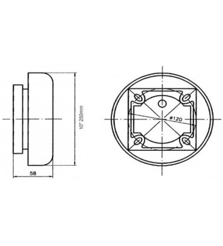 SUNS - 火災警鈴, 消防警鈴 10 Inch 24 Volt DC (10" in 24 VDC) - CB-10R-24