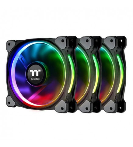 Thermaltake 曜越科技Riing Plus 12 RGB散熱器風扇TT高級版（3個風扇包） - CL-F053-PL12SW-A