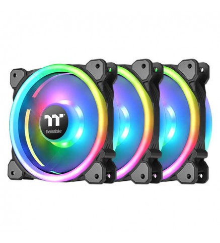 Thermaltake 曜越科技Riing Trio 12 RGB散熱器風扇TT高級版（3扇裝） - CL-F072-PL12SW-A