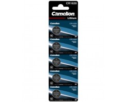 Camelion - CR1620 3V 硬幣電池 (5粒) - CR1620-BP5
