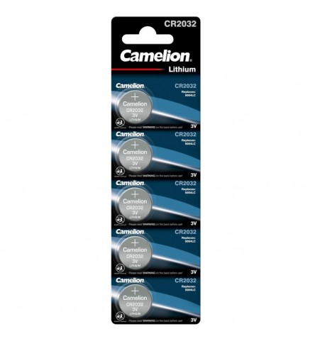 Camelion - CR2032 3V 硬幣電池 (5粒) - CR2032-BP5