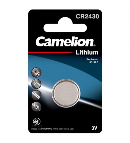 Camelion - CR2430 3V 硬幣電池 (1粒) - CR2430-BP1