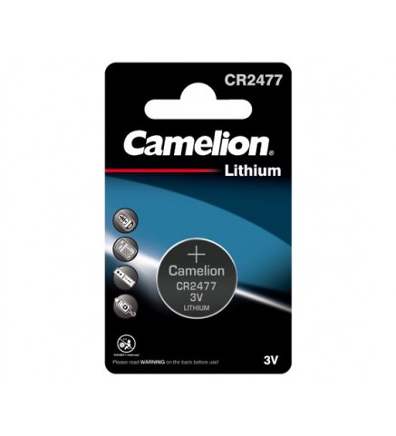 Camelion - CR2477 3V 硬幣電池 (1粒)  - CR2477-BP1