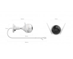 EZVIZ-螢石-C3X戶外2MP WIFI攝像機-CS-CV310-C3-6B22WFR