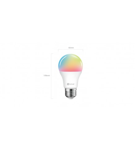 Ezviz 螢石 LB1-Color 智能可調光 Wi-Fi LED 燈泡-CS-HAL-LB1-LCAW