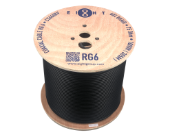 EIGHT RG6 - 同軸電纜（黑色）- CS660BV_LSZH_305M (RG6)