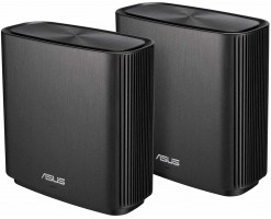 ASUS-華碩ZenWiFi AC（CT8 2PK）-AC3000三頻全屋網狀系統路由器-CT8 2PK (B/W)-黑色