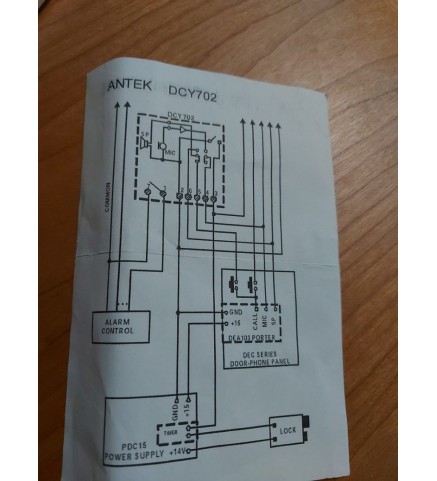 ANTEK 聽筒式 樓宇對講機 室內音訊對講機 - DCY702