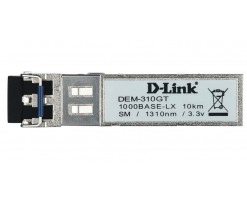 D-Link  友訊科技1000Base-LX單模SFP收發器（最長10 km） - DEM-310GT