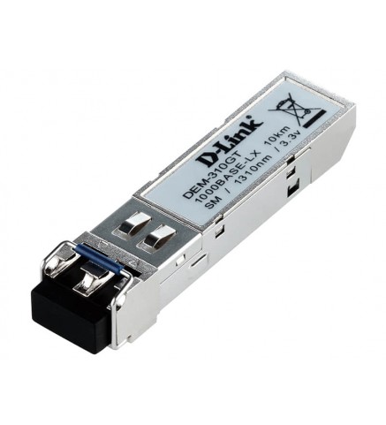 D-Link  友訊科技1000Base-LX單模SFP收發器（最長10 km） - DEM-310GT