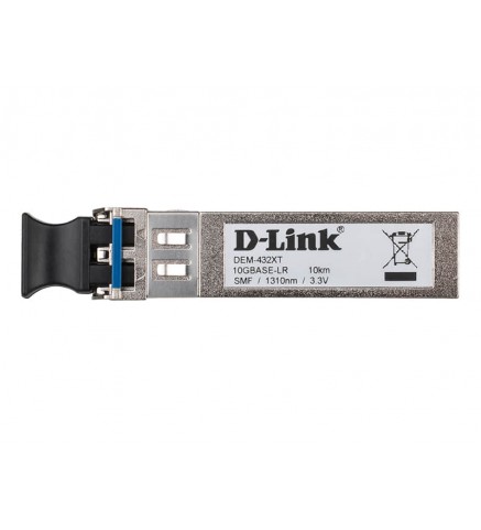 D-Link 友訊科技10GBASE-LR SFP+ 收發器（10 公里） - DEM-432XT