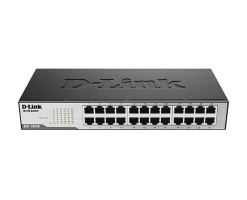 D-Link 友訊科技24埠、10/100Mbps桌上型快速乙太網路非託管交換器 - DES-1024D