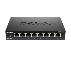 D-Link 友訊科技EEE節能桌上型網路交換器 8埠10/100/1000Mbps - DGS-108