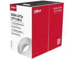 Dahua大華 白色 305m UTP CAT5E 電纜 - DH-PFM920I-5EU-U(W)White box