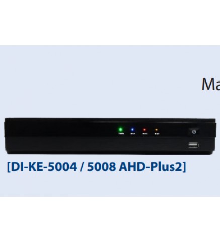 DISS 8 路 4MP AHD 和 TVI 硬碟錄影機 - DI-KE-5008AHD Plus2