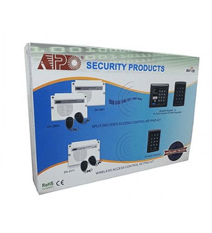 APO/AEI 無線遙控密碼鍵盤及接收器 套裝 組 合包括 2 個 DA-12 遙控器  - DK-2310+DA-2311