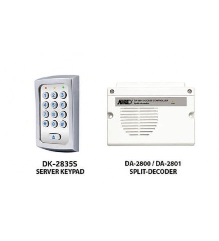 APO/AEI (DK-2835S+ DA-2801) 套裝組合全功能 3 組繼電器輸出密碼鍵盤 - DK-2835SS