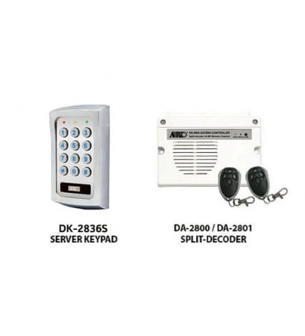 APO/AEI  (DK-2836S+DA-2800) 套裝組合全功能 3 組繼電器輸出密碼鍵盤 + 無線遙控 - DK-2836SA