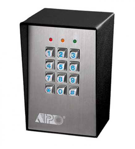 APO/AEI 12-24VDC全功能3繼電器輸出壓鑄增強型密碼鍵盤  （帶WIEGAND代碼輸出） - DK-2881A/B