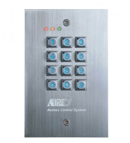 APO/AEI 12-24VDC嵌入式安裝全功能3個繼電器輸出壓鑄密碼鍵盤  （帶WIEGAND代碼輸出） - DK-2881C/D