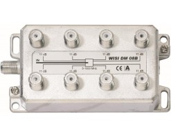 WISI德國偉視 八分配器,11dB損耗,5-1000兆赫,F型 - DM08B