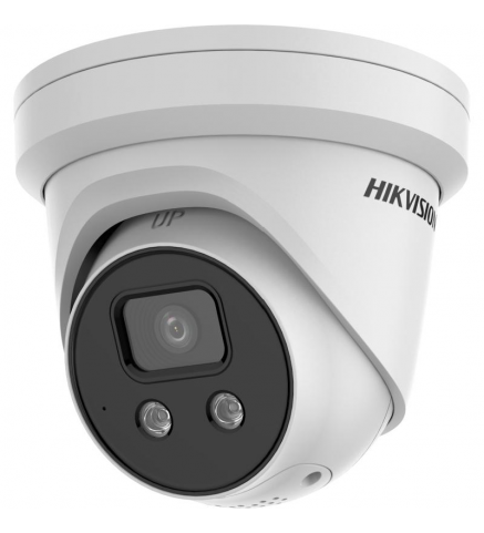 Hikvision海康威視 4 MP AcuSense 頻閃燈和聲音警告固定轉塔網路攝影機/攝像機 - DS-2CD2346G2-ISU/SL(2.8mm)(C)