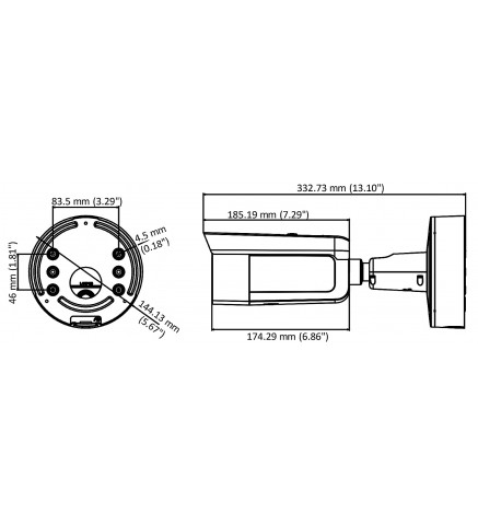 Hikvision 海康威視4 MP 紅外變焦子彈頭/槍型網絡攝像機 - DS-2CD2643G0-IZSHK