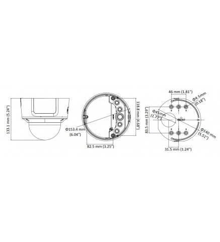 Hikvision 海康威視4 MP 紅外變焦半球網絡攝像機 - DS-2CD2743G0-IZSHK