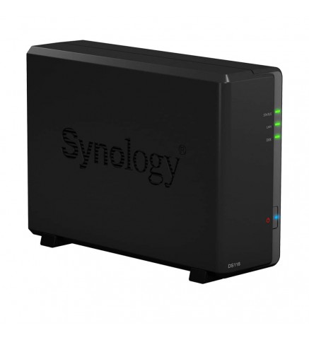 Synology 群暉科技專為小型企業及家庭用戶所設計的高效單硬碟槽 NAS - DS118