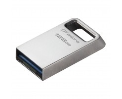 KingSton 金士頓 DataTraveler® Micro 以高質感金屬打造而成的小巧 USB 隨身碟 - DTMC3G2/128GB