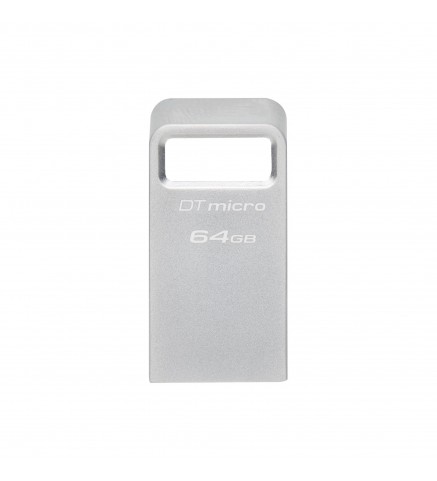 KingSton 金士頓 DataTraveler® Micro 以高質感金屬打造而成的小巧 USB 隨身碟 - DTMC3G2/64GB