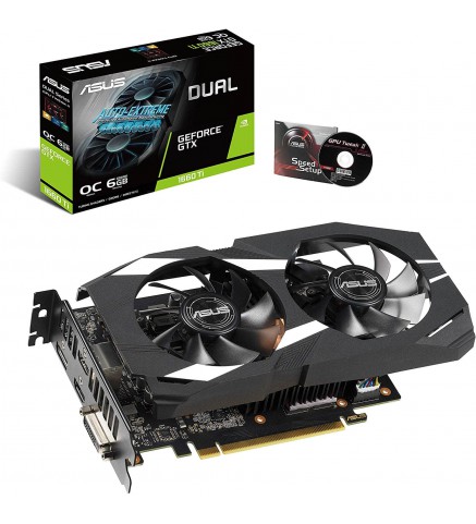 ASUS 華碩 Dual GeForce® GTX 1660 Ti OC 版 6GB GDDR6 電腦顯示卡 - DUAL-GTX1660TI-O6G