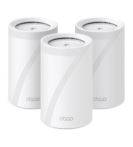 TP-LINK BE11000 全家庭 Mesh WiFi 7 系統/路由器 - Deco BE65(3-pack)