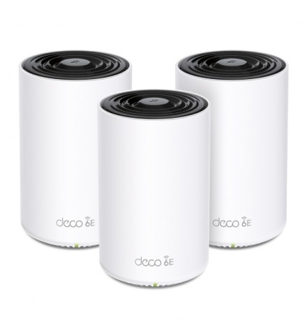 TP-LINK AXE5400 三頻網狀 Wi-Fi 6E 系統/路由器 - Deco XE75(3-pack)