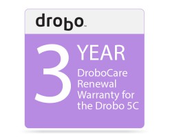 Drobo 5C 的 Drobo 3 年 DroboCare 續訂保修 - Drobo 5C 3Yr. DroboCare