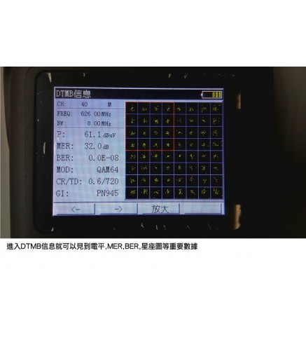 EIGHT DTMB電視分析儀 - EA-800