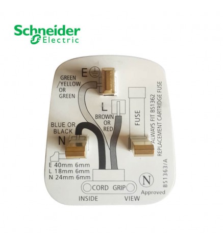 Schneider 13A Fused Plug - EP13F