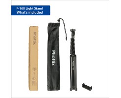 Phottix - Photographic support bracket (155cm/61") /Lamp feet - F160 LIGHT Stand