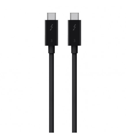 BELKIN貝爾金 - Thunderbolt™ 3 連接線 (USB Type-C, 100W / 0.8米) - F2CD084BT0.8MBK