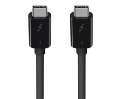 BELKIN貝爾金 - Thunderbolt™ 3 連接線 (USB Type-C, 100W / 0.8米) - F2CD084BT0.8MBK