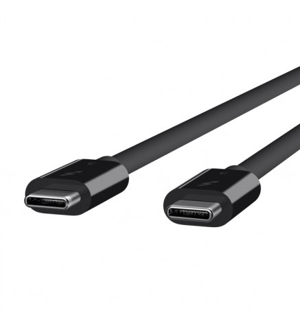 BELKIN貝爾金 - Thunderbolt™ 3 連接線 (USB Type-C, 100W / 0.8米) - F2CD084BT0.8MBK