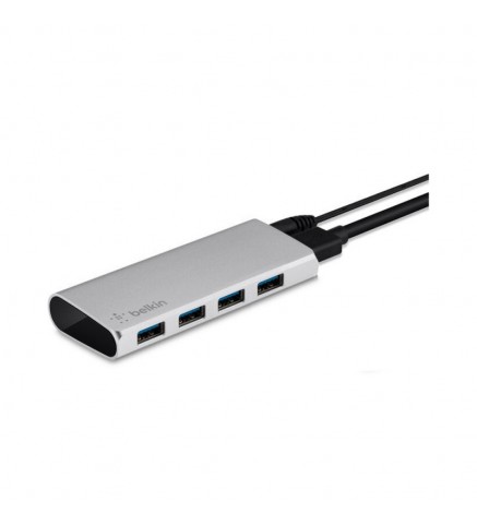 BELKIN貝爾金 4-Port USB 3.0 分插器/USB 3.0 4端口集線器 - F4U073QE