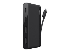 BELKIN貝爾金 USB-C 4 連接埠迷你集線器（USB Type-C） - F4U090BTBLK