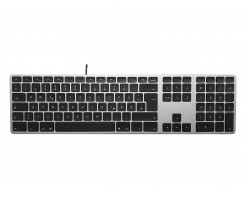 Matias - Aluminum MAC辦公室鍵盤 - 黑色 - FK318B