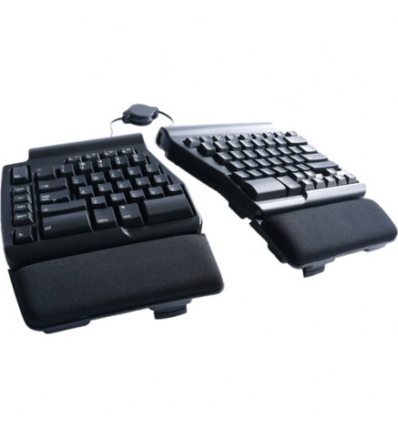 Matias - Programmable Ergo Pro Keyboard for Mac 可編程機械式鍵盤 - 黑色 - 黑色 - FK403Q-P (NEW)