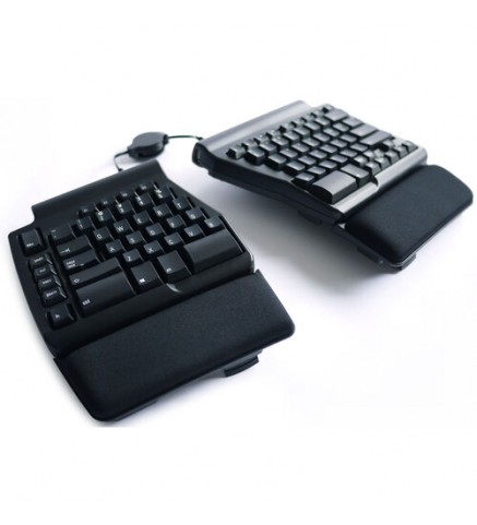 Matias - Programmable Ergo Pro Keyboard for Mac 可編程機械式鍵盤 - 黑色 - 黑色 - FK403Q-P (NEW)