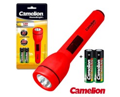 Camelion - Torch 0.5Watt Plastic Torch - Red - FL1L2AA-2R6P