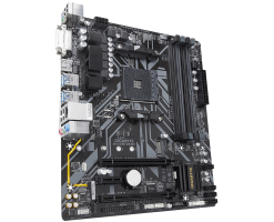 GIGABYTE AMD B450 Ultra Durable Motherboard with Realtek® GbE LAN with cFosSpeed - GA-B450M DS3H